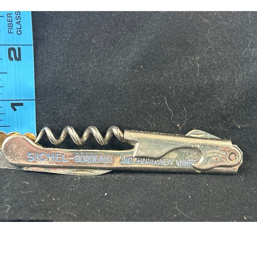 Vintage Sichel Blue Nun Wine Waiter's Corkscrew Made in France